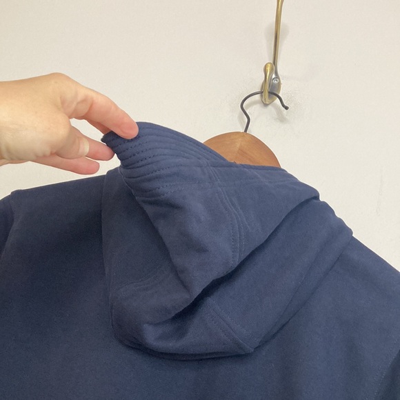 New Hackett Hoodie Youth 15 16 Navy Blue Rally Full Zip Sweatshirt Union Jack - Picture 4 of 14